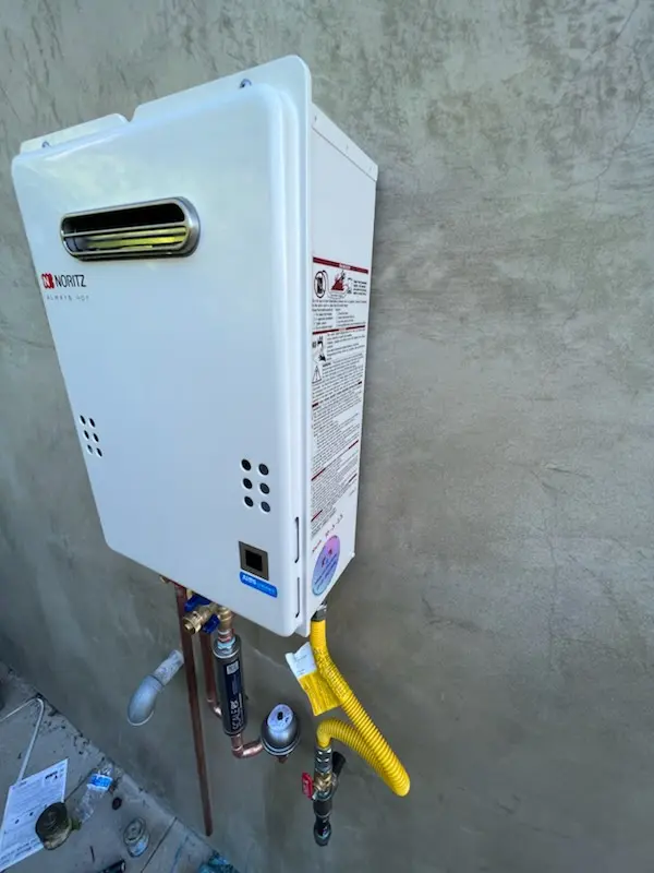 Tankless water heater installation for Martic homes